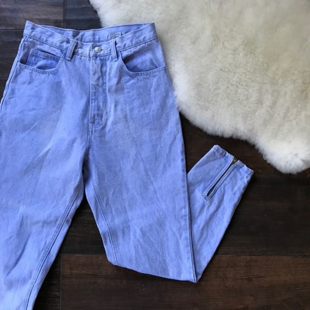 Vintage high waisted lilac blue jordache jeans